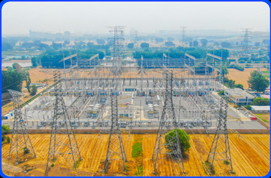 Sistema de transmisión y distribución de energía: el núcleo central de la red eléctrica.